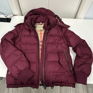 Burberry puff jacket